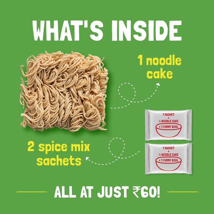 Slurrp Farm Instant Noodle Instant Millet Noodles - Veggie Masala