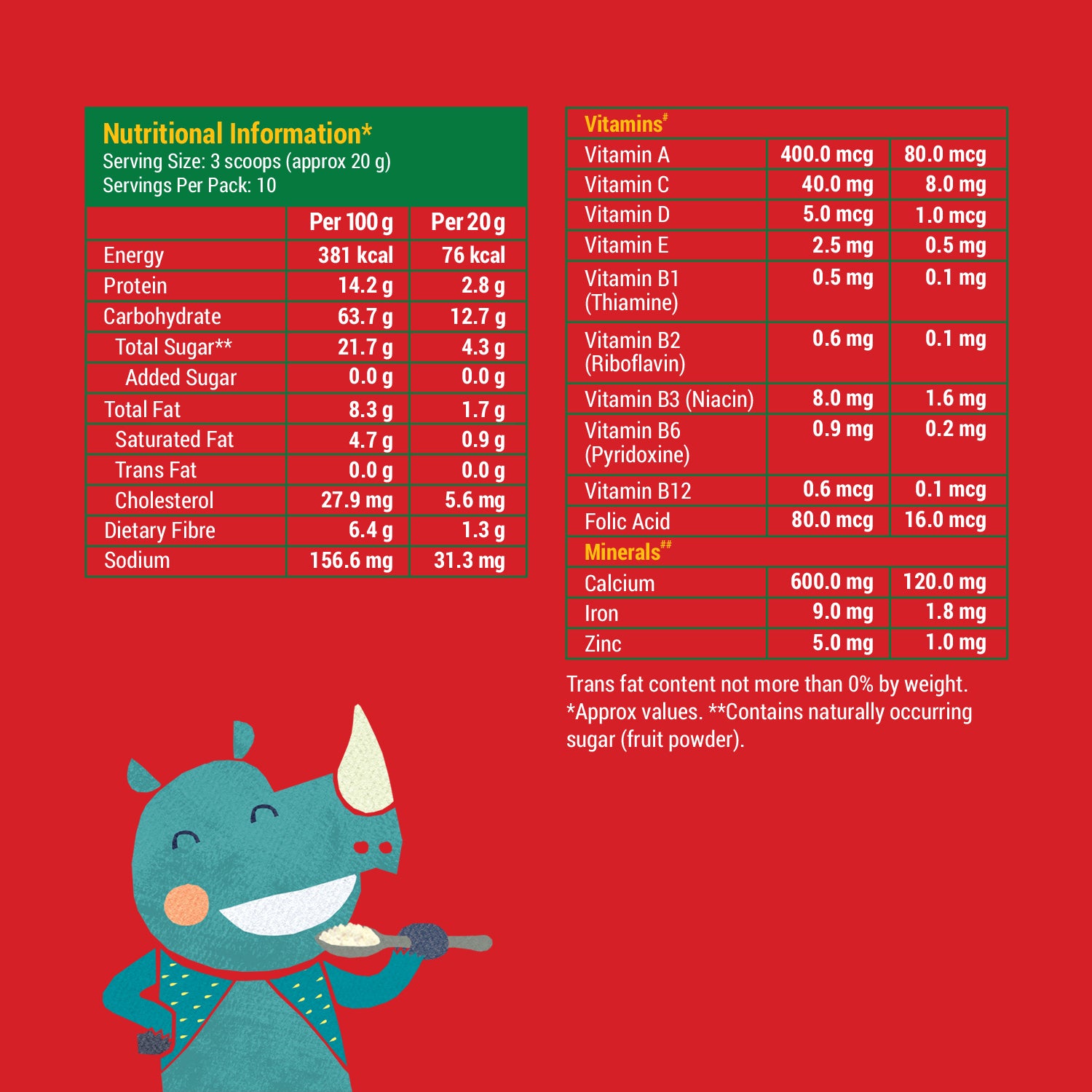 Slurrp Farm First Bites First Bites Sprouted Wheat, Apple and Date Cereal with Milk for Little Ones