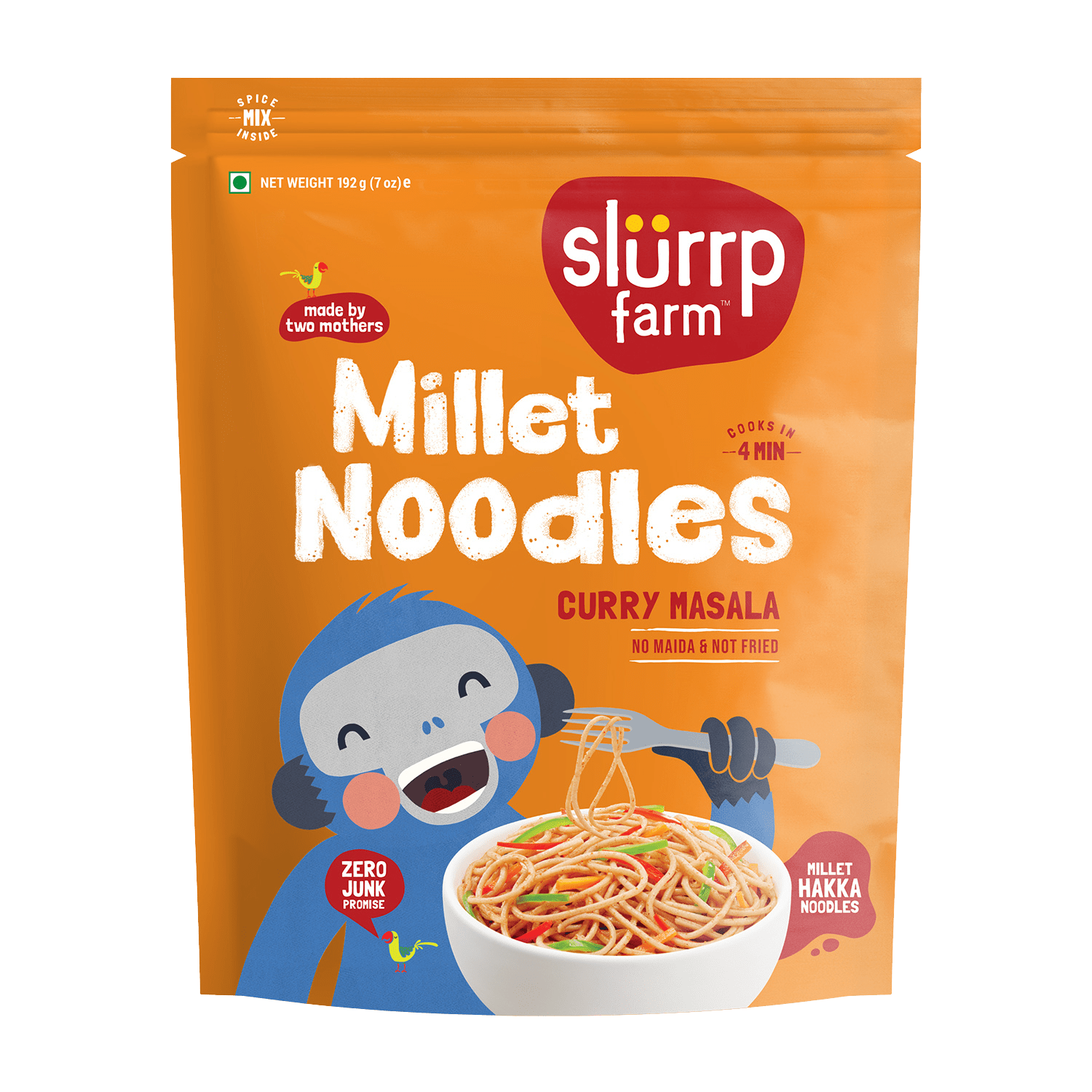 Slurrp Farm Millet Noodles - Pack of 3 Flavours
