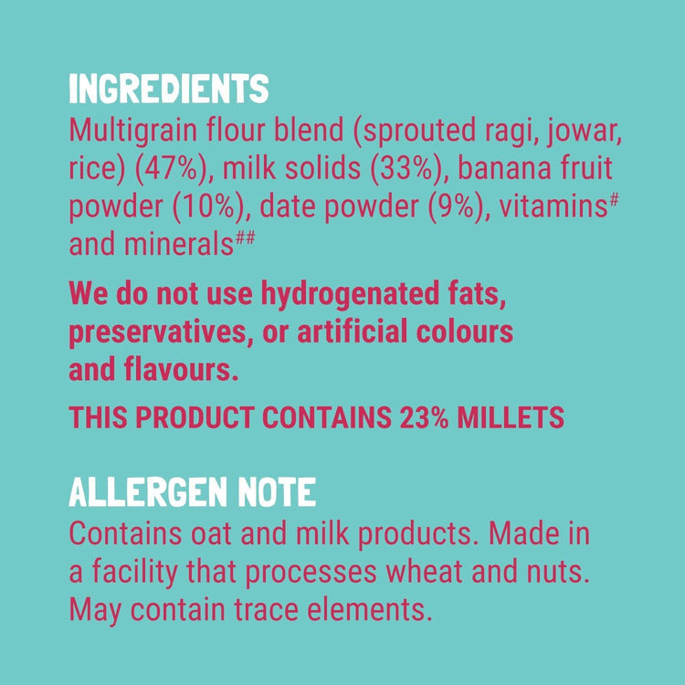 Slurrp Farm Cereal pack of 1 Banana, Ragi and Rice Cereal with Milk