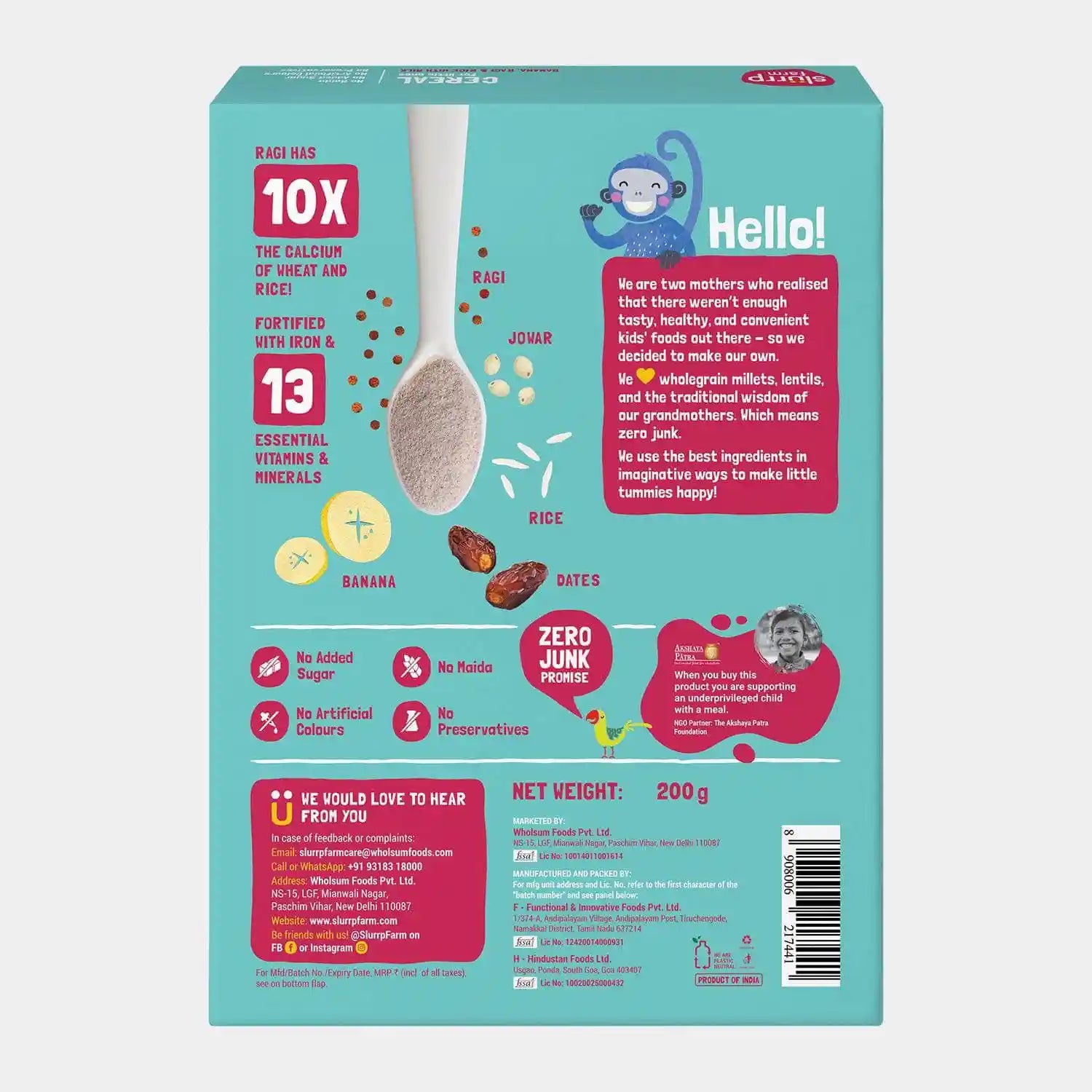 Slurrp Farm Cereal Bestseller Super Combo: Cereals for Little Ones
