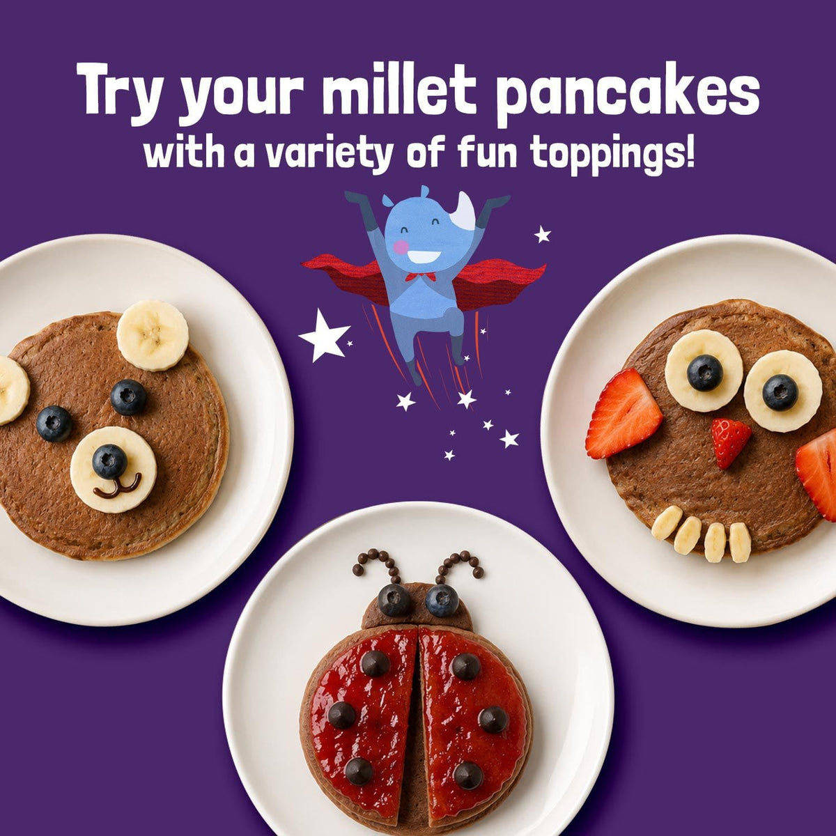 Slurrp Farm Pancake Double Chocolate Millet Pancake Mix