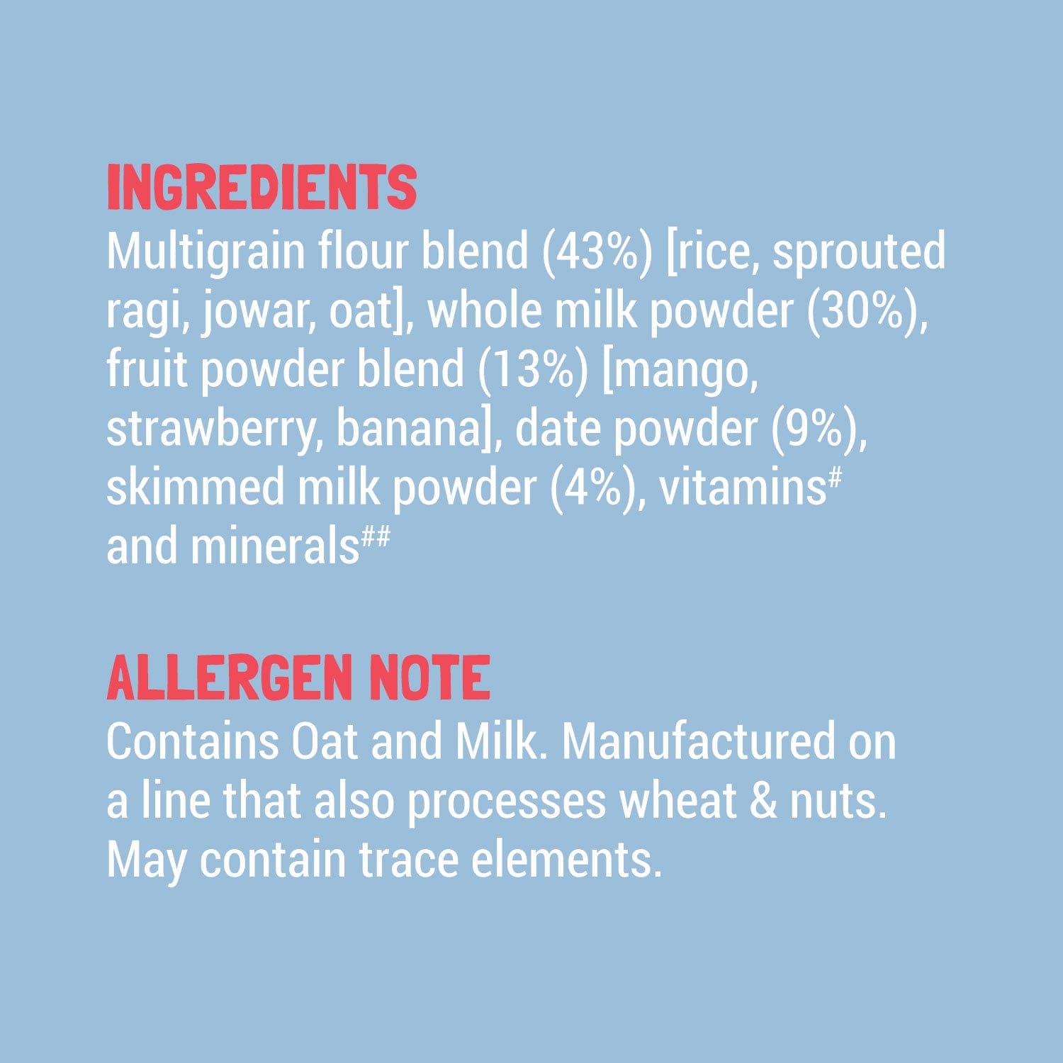 Slurrp Farm Cereal Multigrain Millets and Mixed Fruit Cereal with Milk