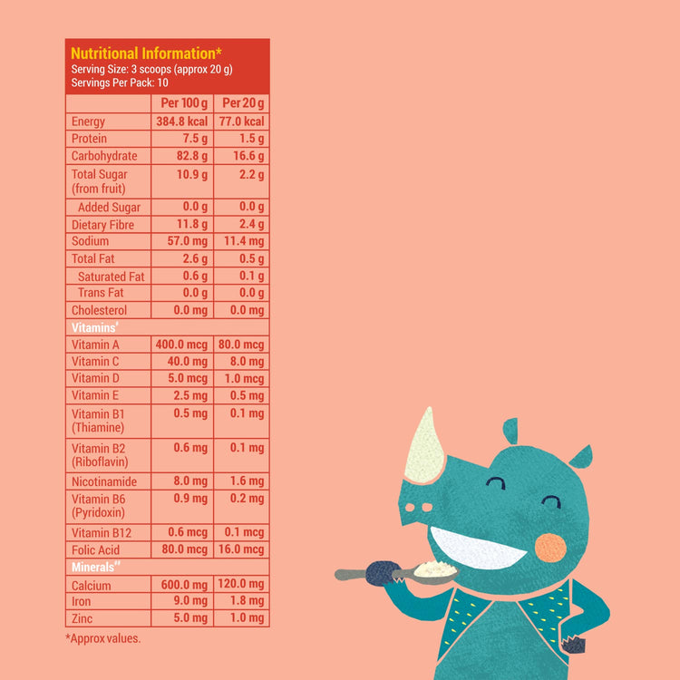 Slurrp Farm Cereal pack of 1 Ragi, Apple & Banana Cereal