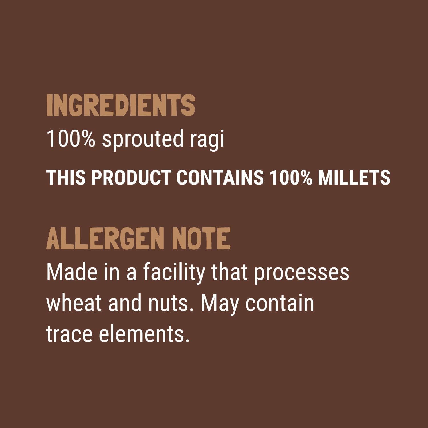 Slurrp Farm Cereal Sprouted Ragi Powder for Little Ones