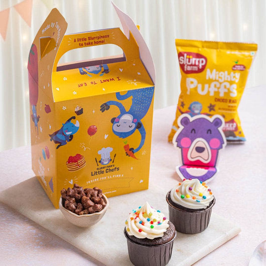 Slurrp Farm Animal Return Gift Kit | Cupcake