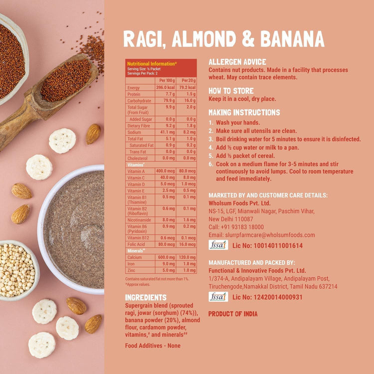 Slurrp Farm Cereal Cereal Trial Packs Combo (Pack of 6)