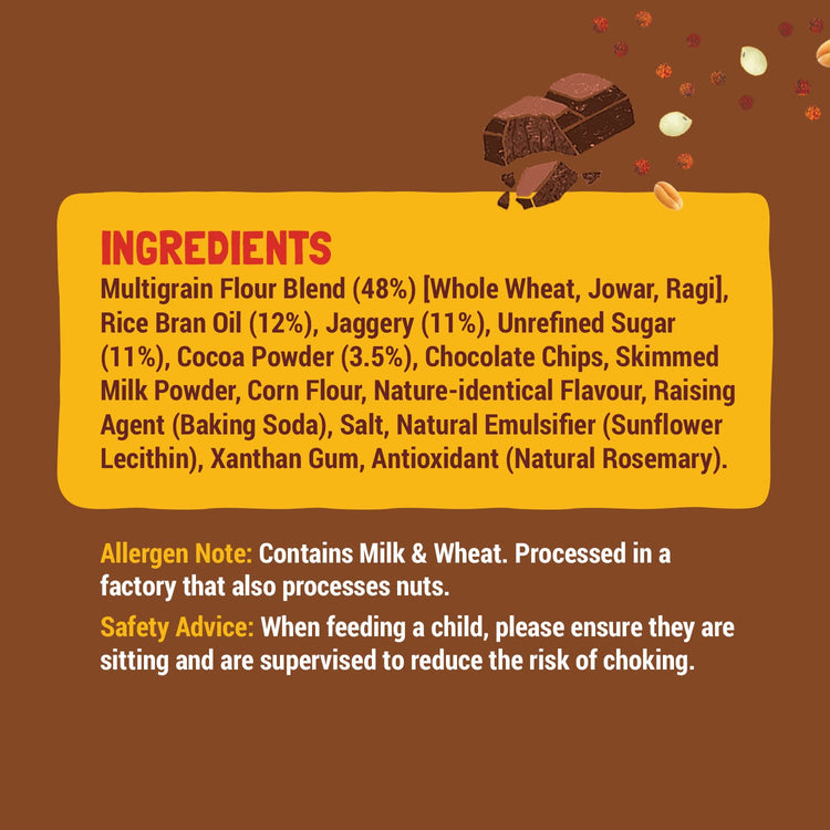 Slurrp Farm Cookies Choco Ragi Cookies | Yummy Multigrain Biscuits