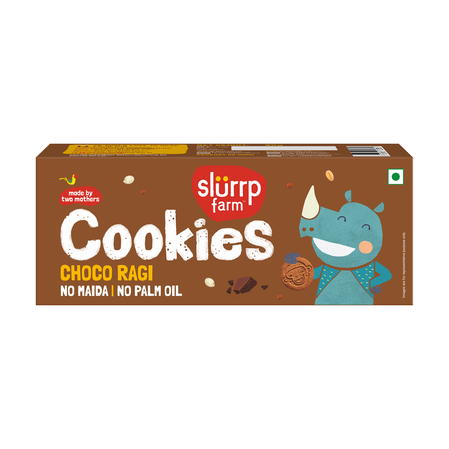 Slurrp Farm Cookies Choco Ragi Cookies | Yummy Multigrain Biscuit