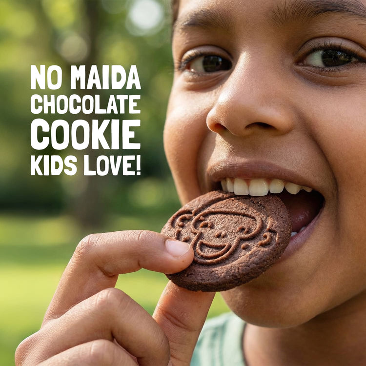 Slurrp Farm Cookies Choco Ragi Cookies | Yummy Multigrain Biscuit