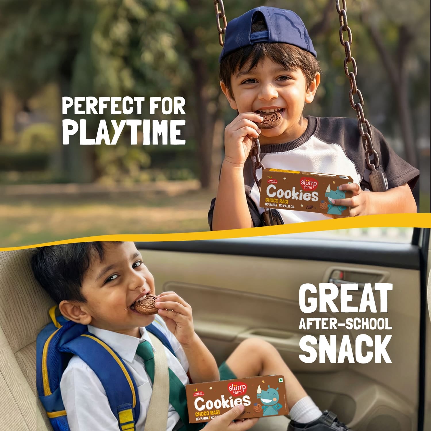 Slurrp Farm Cookies Choco Ragi Cookies | Yummy Multigrain Biscuit