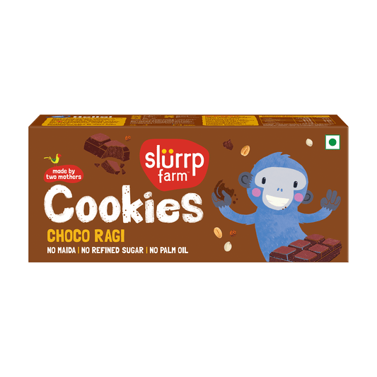 Slurrp Farm Slurrp Farm No Maida Choco Ragi and Banana Oat Cookie Combo Pack of 2