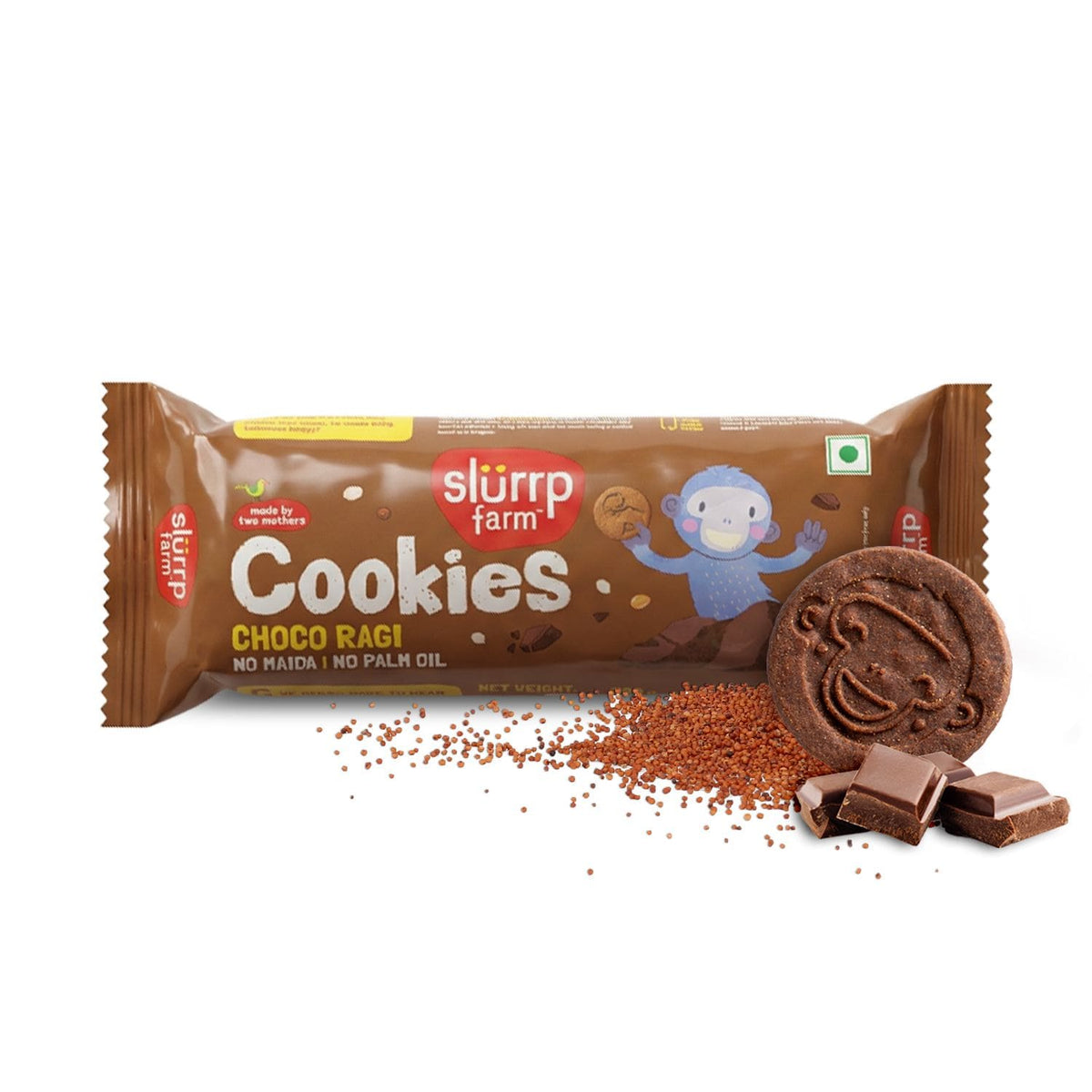 Slurrp Farm Choco Ragi Cookies Slug