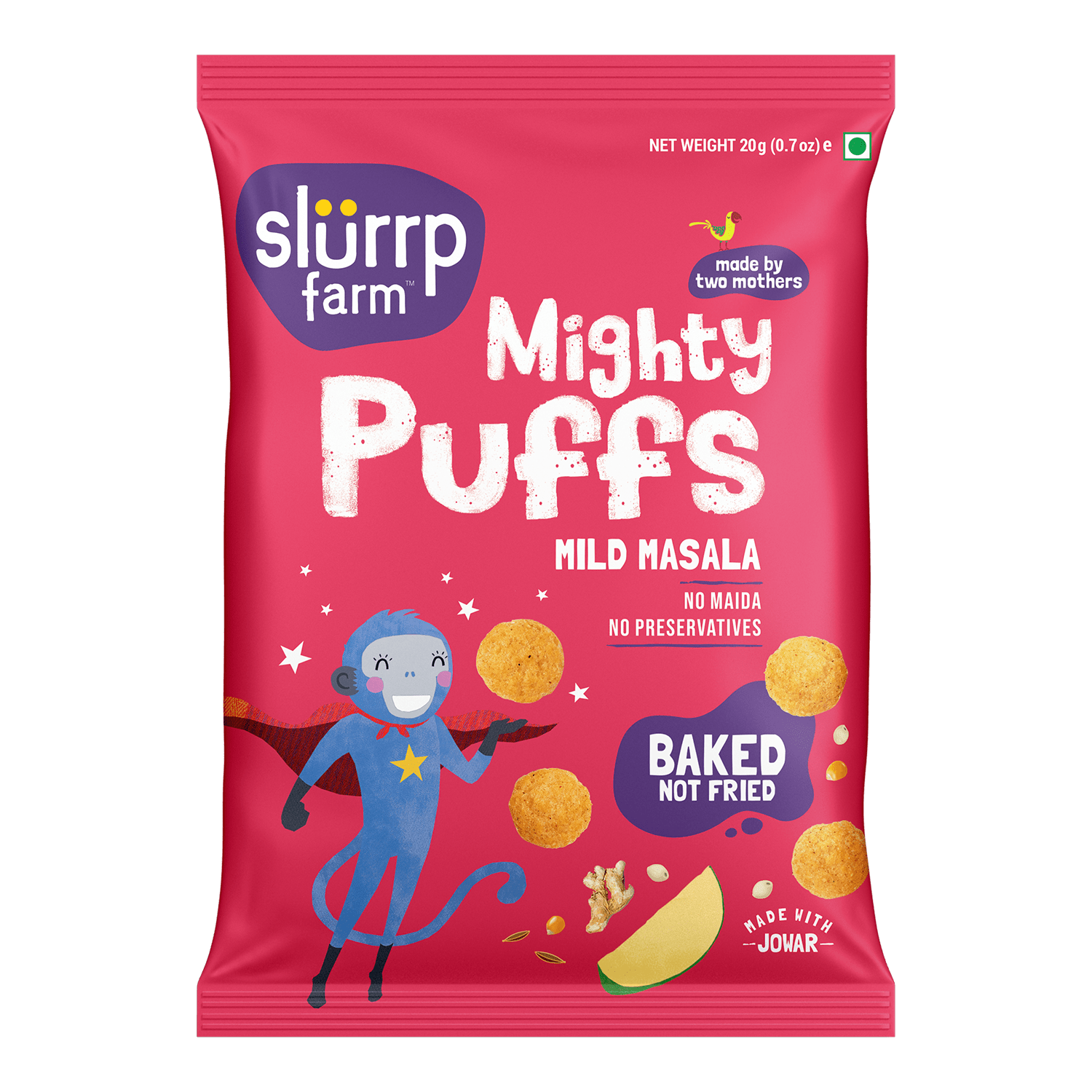 Slurrp Farm Mighty Puff - Mild Masala