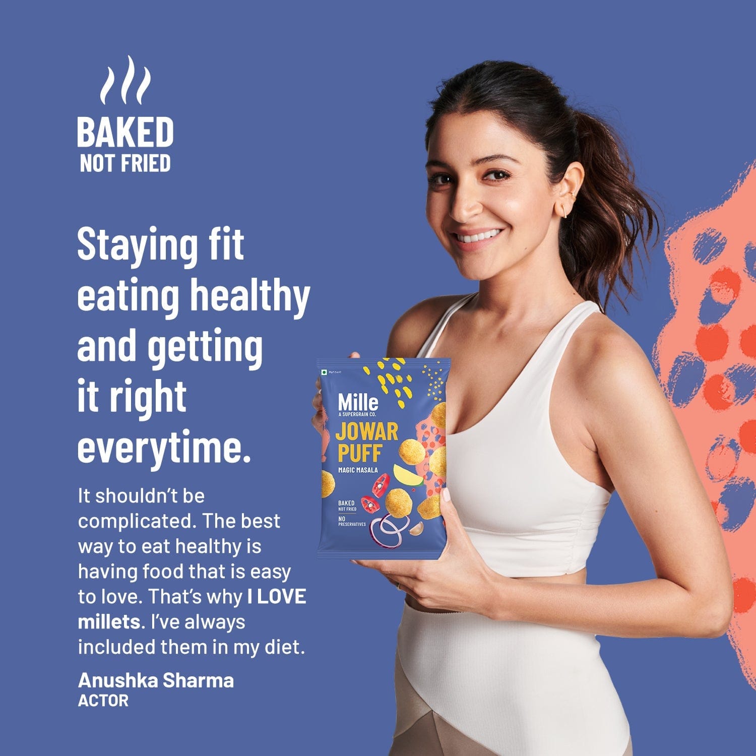 Mille Website Millet Puffs - Magic Masala