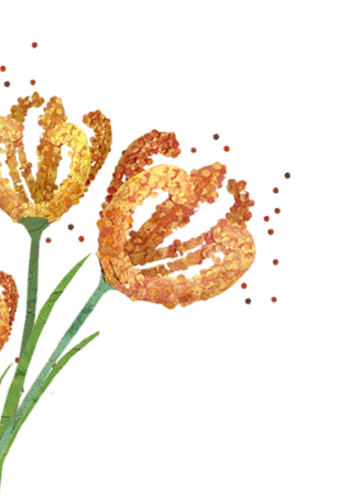 Decorative millet left