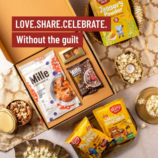 Festive Celebrations Box by Mille & Slurrp Farm