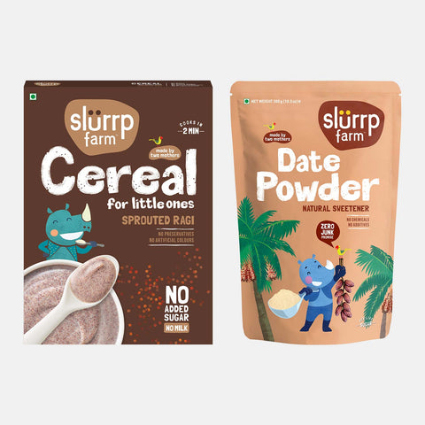 Sprouted Ragi Powder Cereal & Date Powder Combo