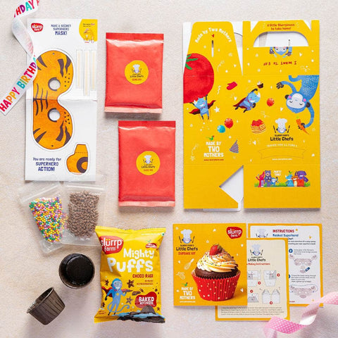 Superhero Return Gift Kit | Cupcake