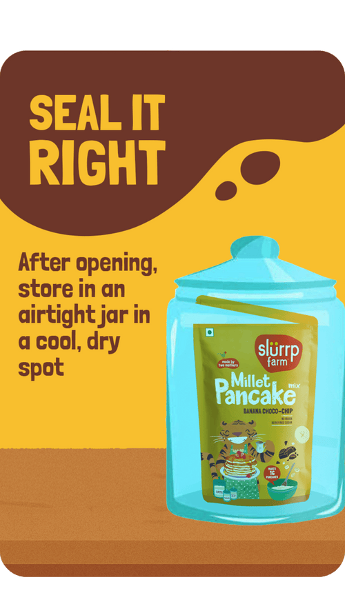 Pancake mix info card