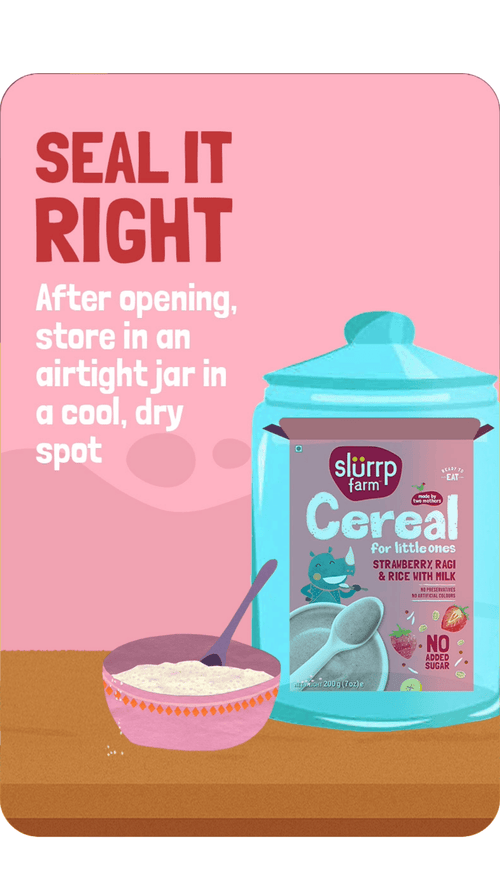 Cereal mix info card