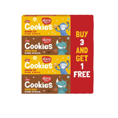 Choco Ragi & Banana Oat Multigrain Cookies | Buy 3 Get 1 Free | Super Saver Pack