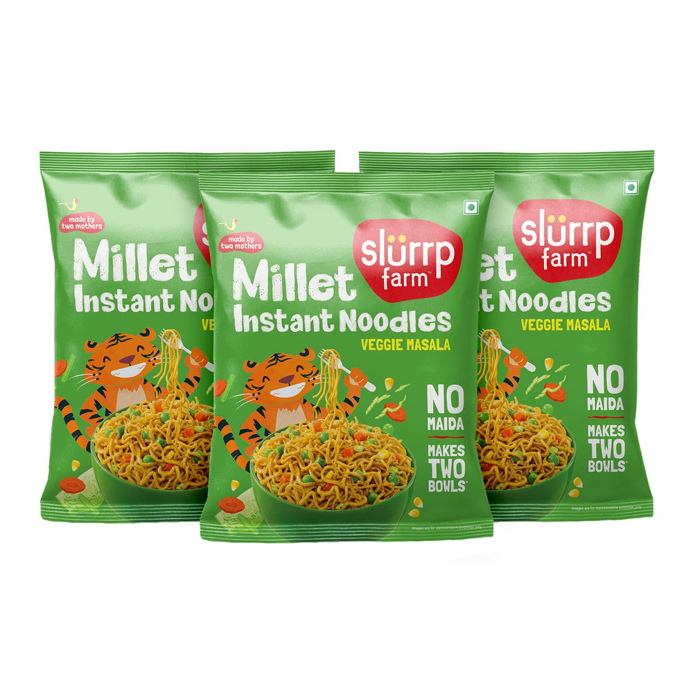 Instant Millet Noodles - Veggie Masala (Pack of 3)