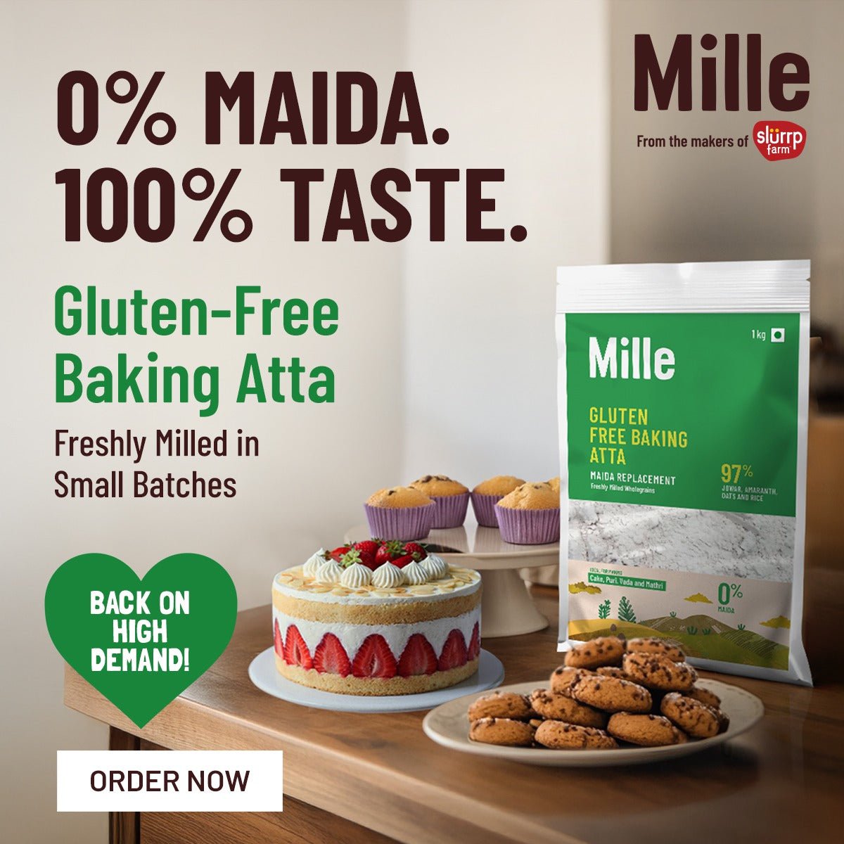 Maida Replacement, Gluten Free Baking Atta/ Flour