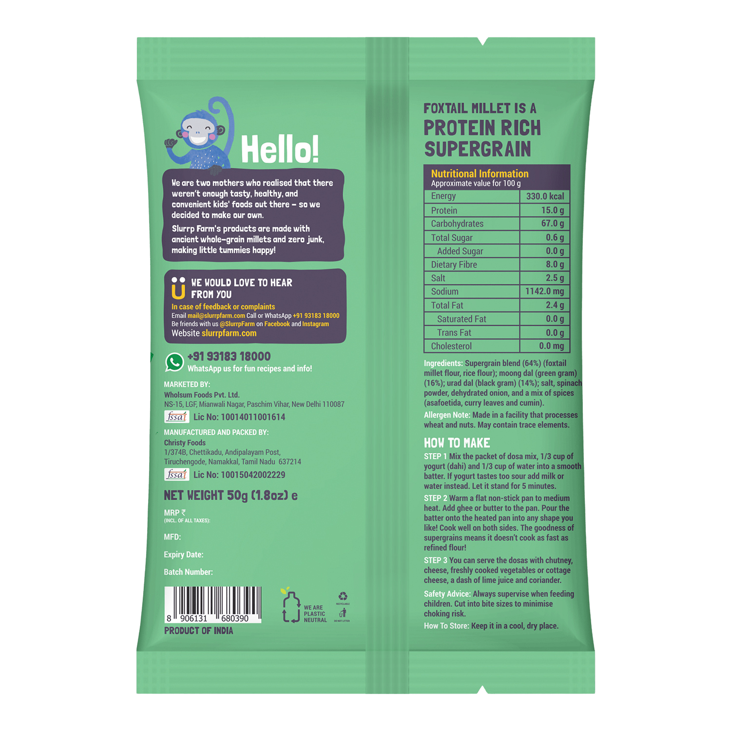 Slurrp Farm Healthy Snacks Trial Pack Combo