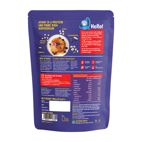 Blueberry & Classic Combo: Millet Pancake (Pack of 2)