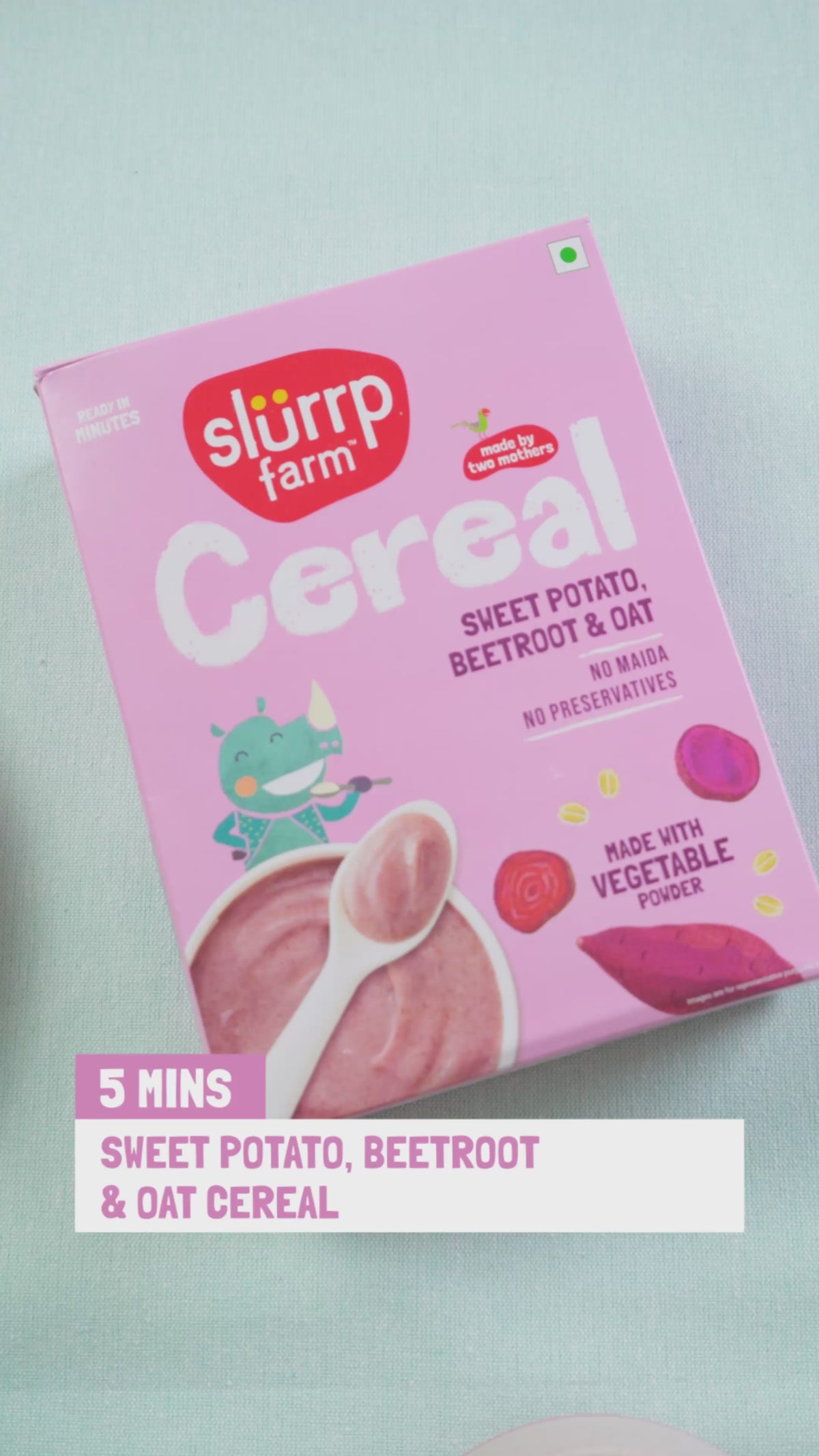 Carrot & Beetroot Sweet Potato Cereal Combo