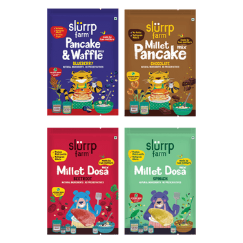 Slurrp Farm Pancakes & Dosas Trial Pack Combo