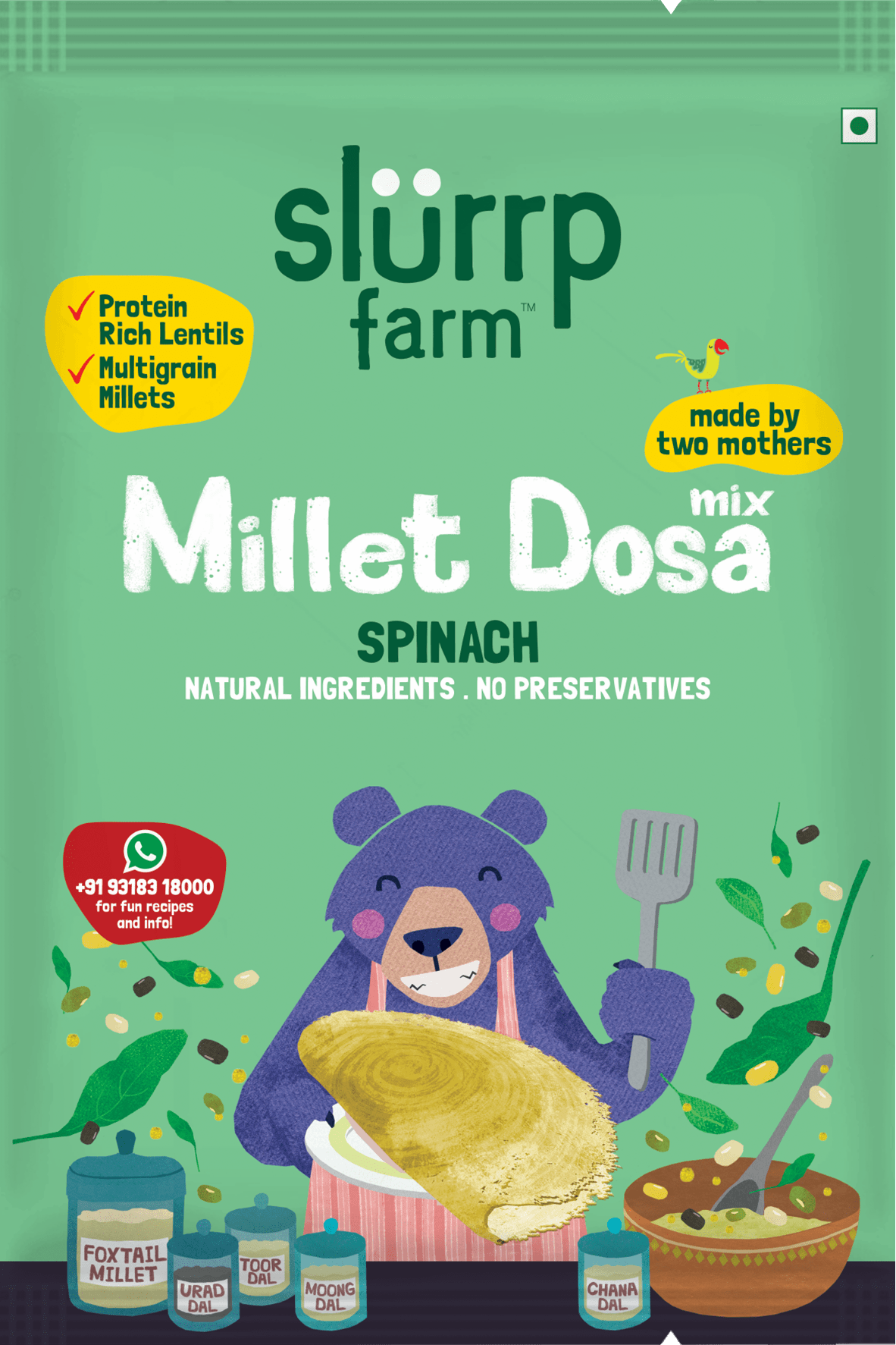 Slurrp Farm Pancakes & Dosas Trial Pack Combo